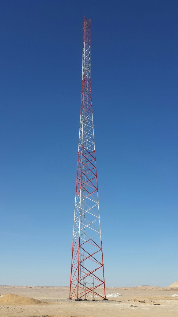 Completed tower — full-height view.